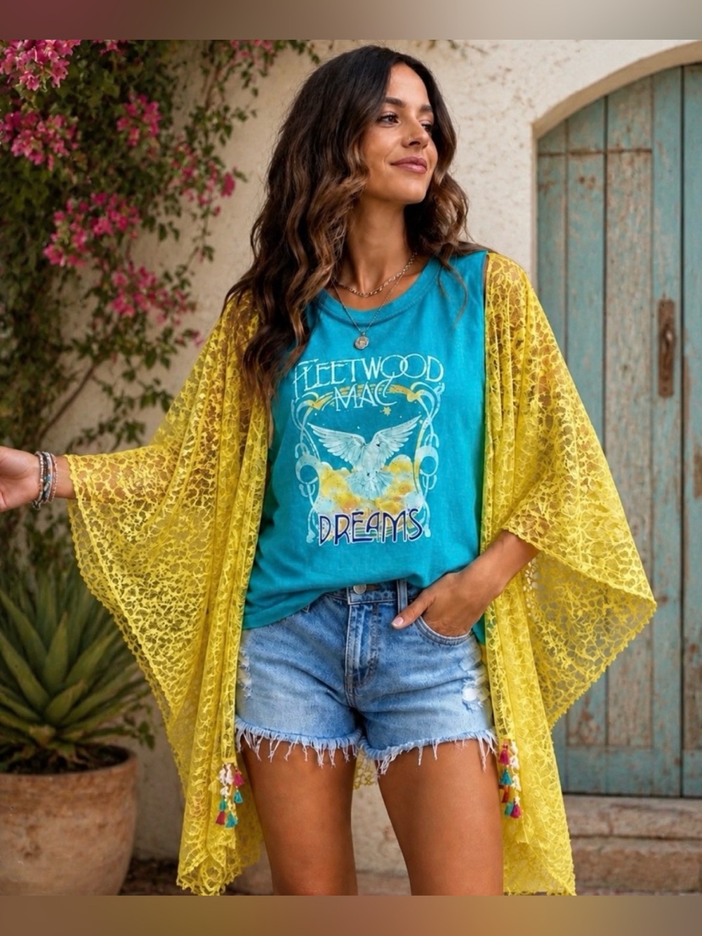Upcycled Fleetwood Mac Tee